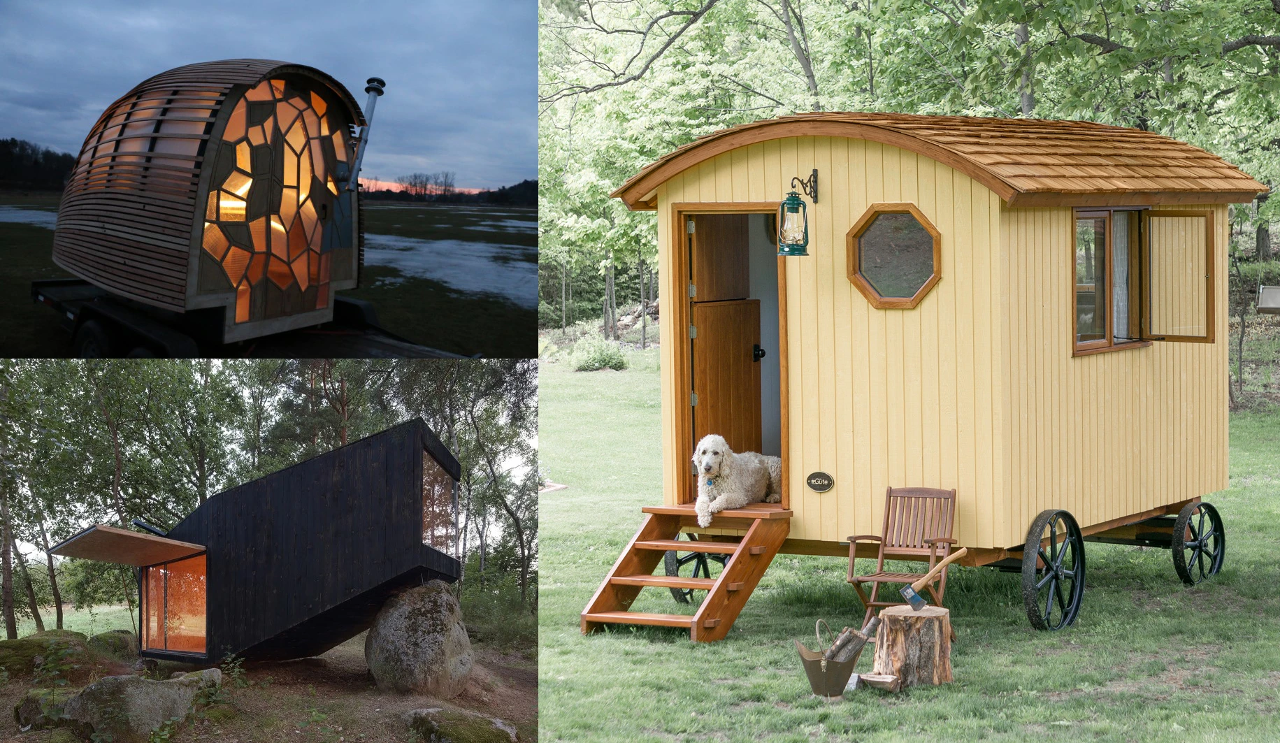 Top tiny homes: Increasing numbers of people are choosing to embrace simple and inexpensive living in homes with a small physical (and carbon) footprint