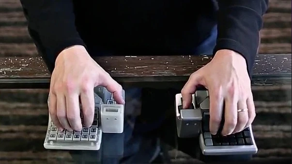 While the two devices when paired together allow extra functionality, they can also be used on their own as a single input device