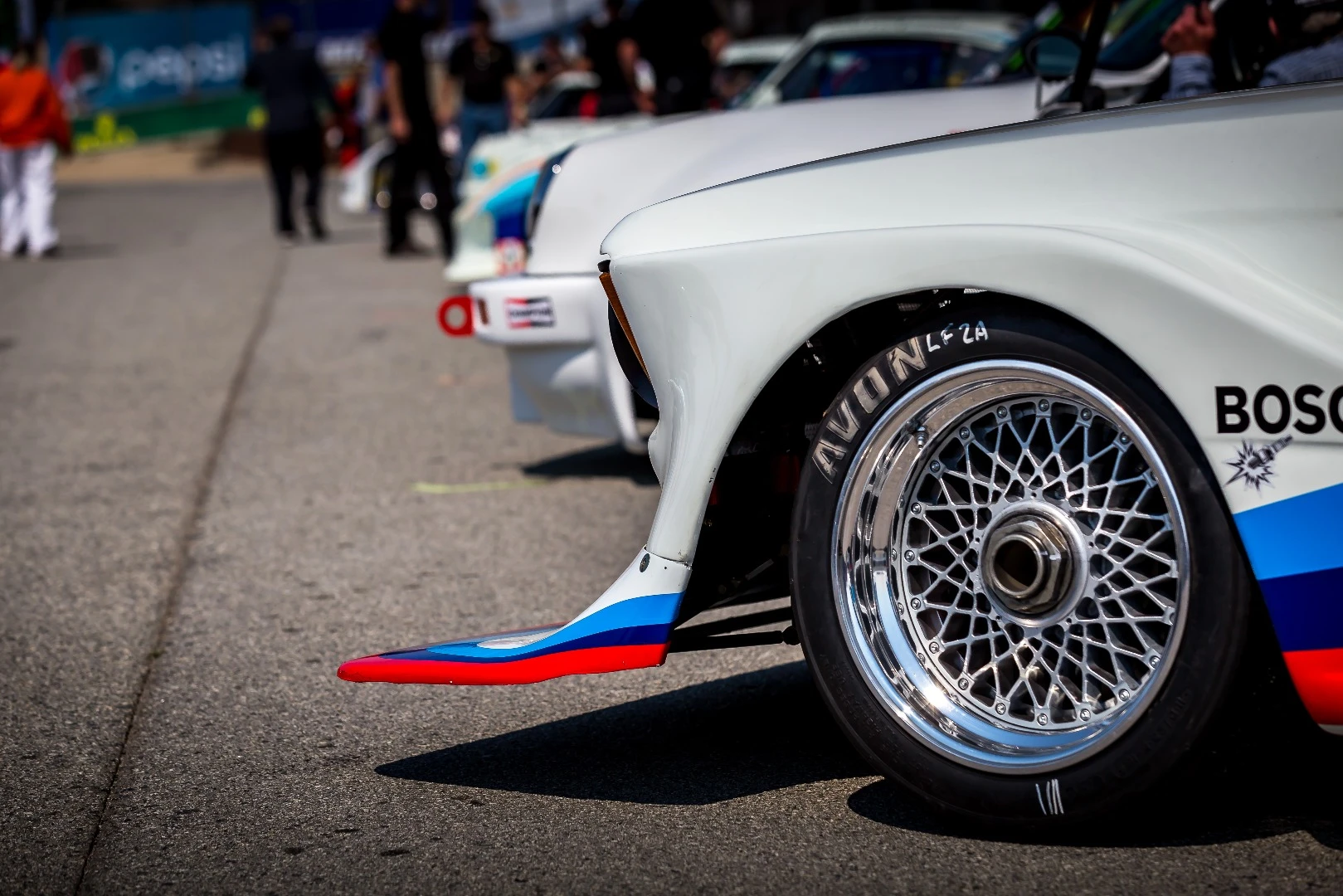 How much lip is too much lip was never asked of this Beemer's owner