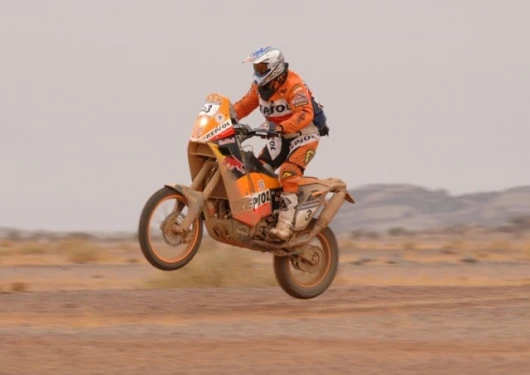 KTM's Giovanni Sala at the 2007 Dakar