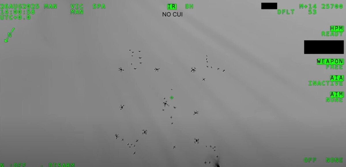 Microwave weapon downs 49 drones with a single blast