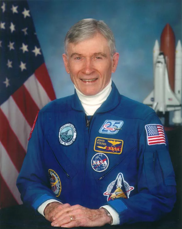 John Young's official astronaut portrait