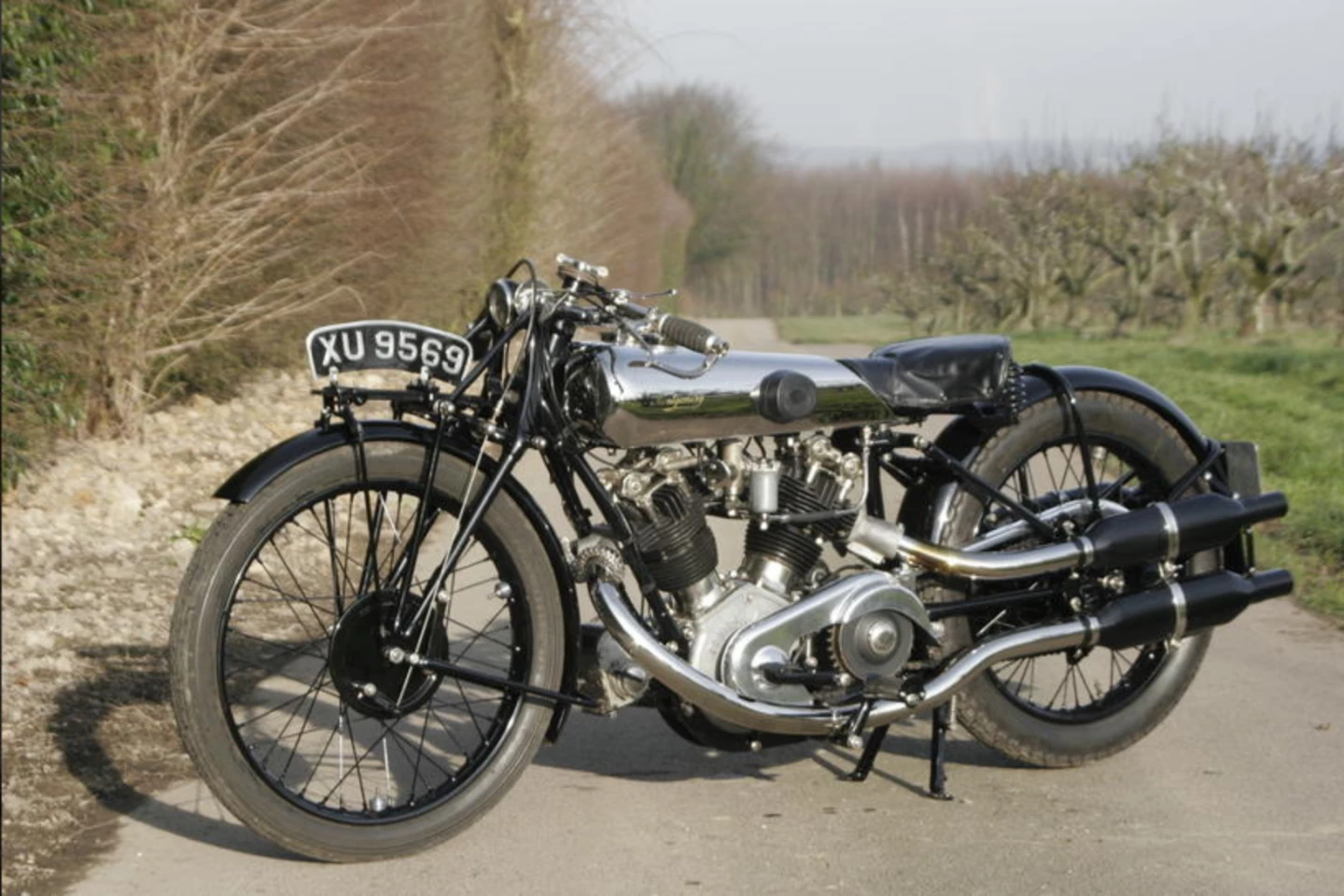 This 1924 Montgomery-Anzani 8/38hp sold for GBP109,300 (US$194,739) in April, 2006 at Bonhams Stafford sale.