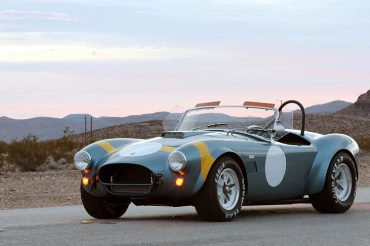 The 50th Anniversary Cobra includes styling reminiscent of the original 1964 race car