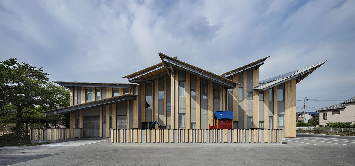 The Aitoku Kindergarten in Saitama, Japan. By Kengo Kuma & Associates