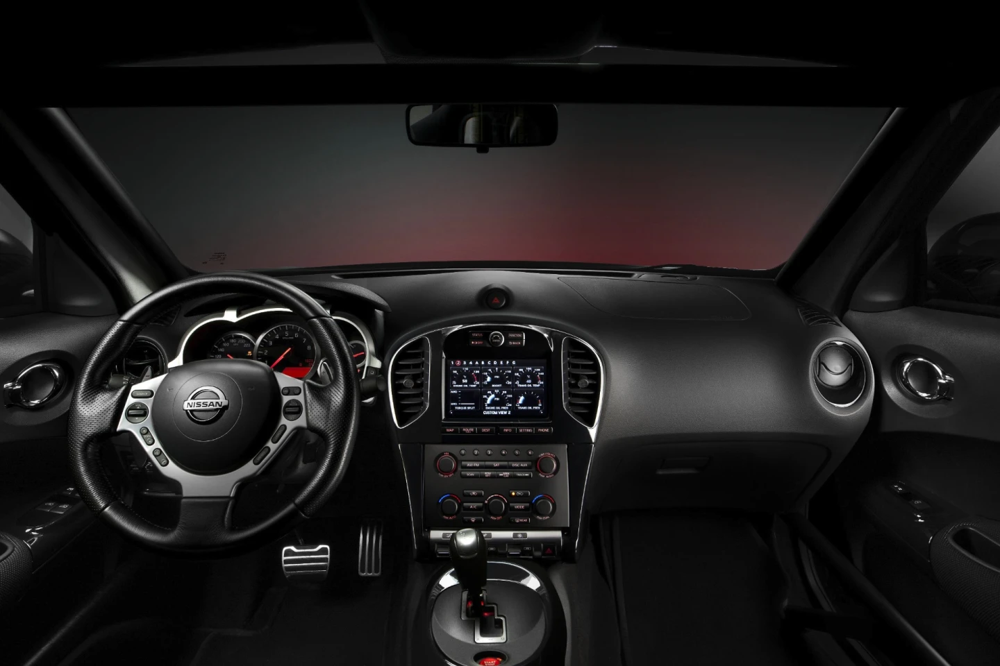 Nissan's JUKE-R concept - interior, including the motorcycle dash