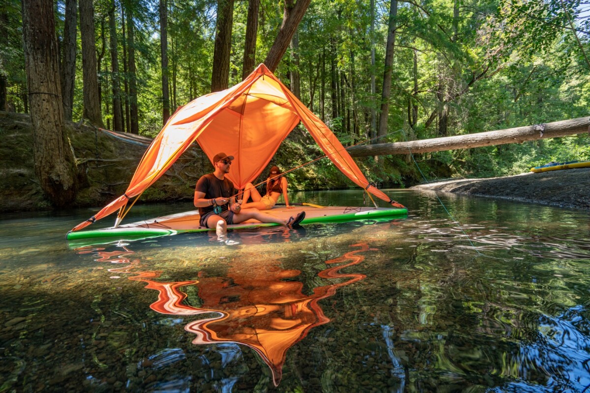 Unlike the typical Tentsile tent, the new Universe is also a raft