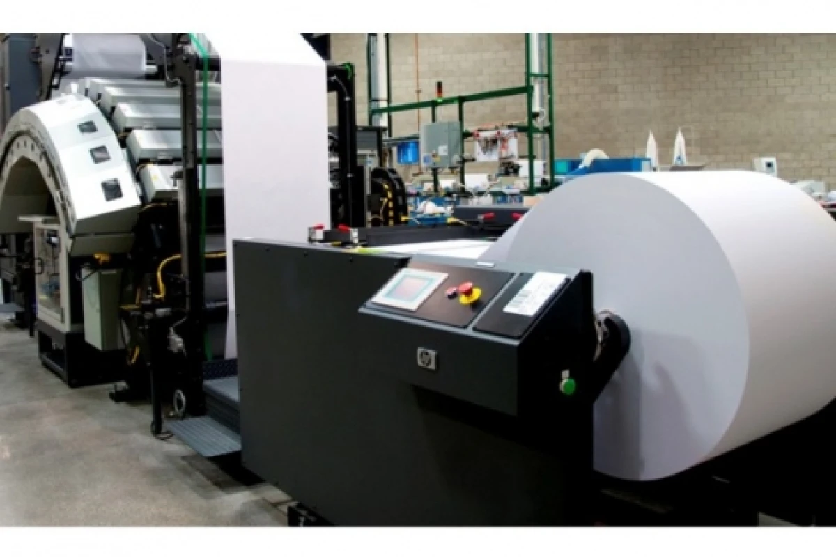 HP’s Inkjet Web Press at the open house event in LA
