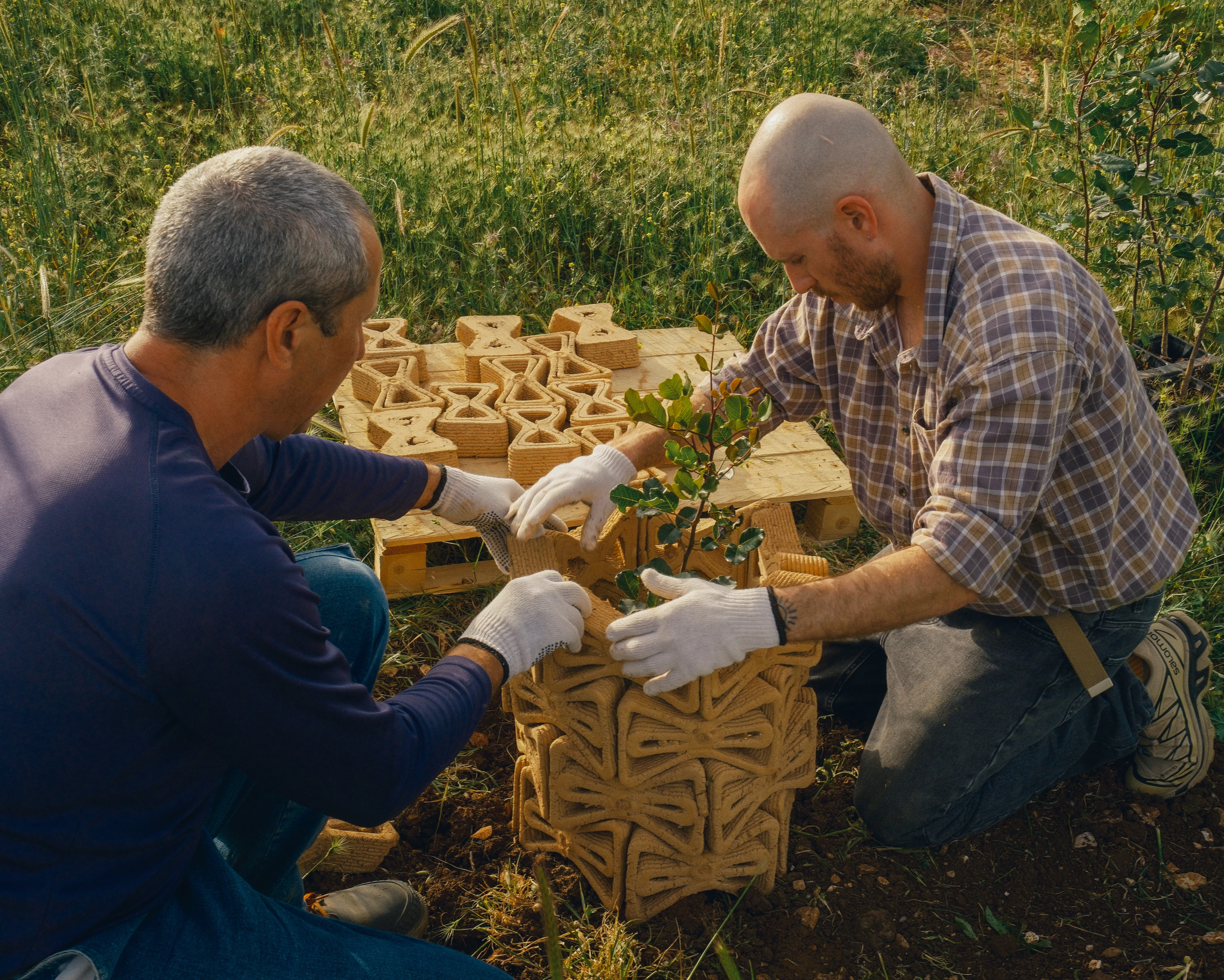 A new vision for design: buildings that don’t dominate nature, but kneel beside it; protecting life as it learns to stand tall