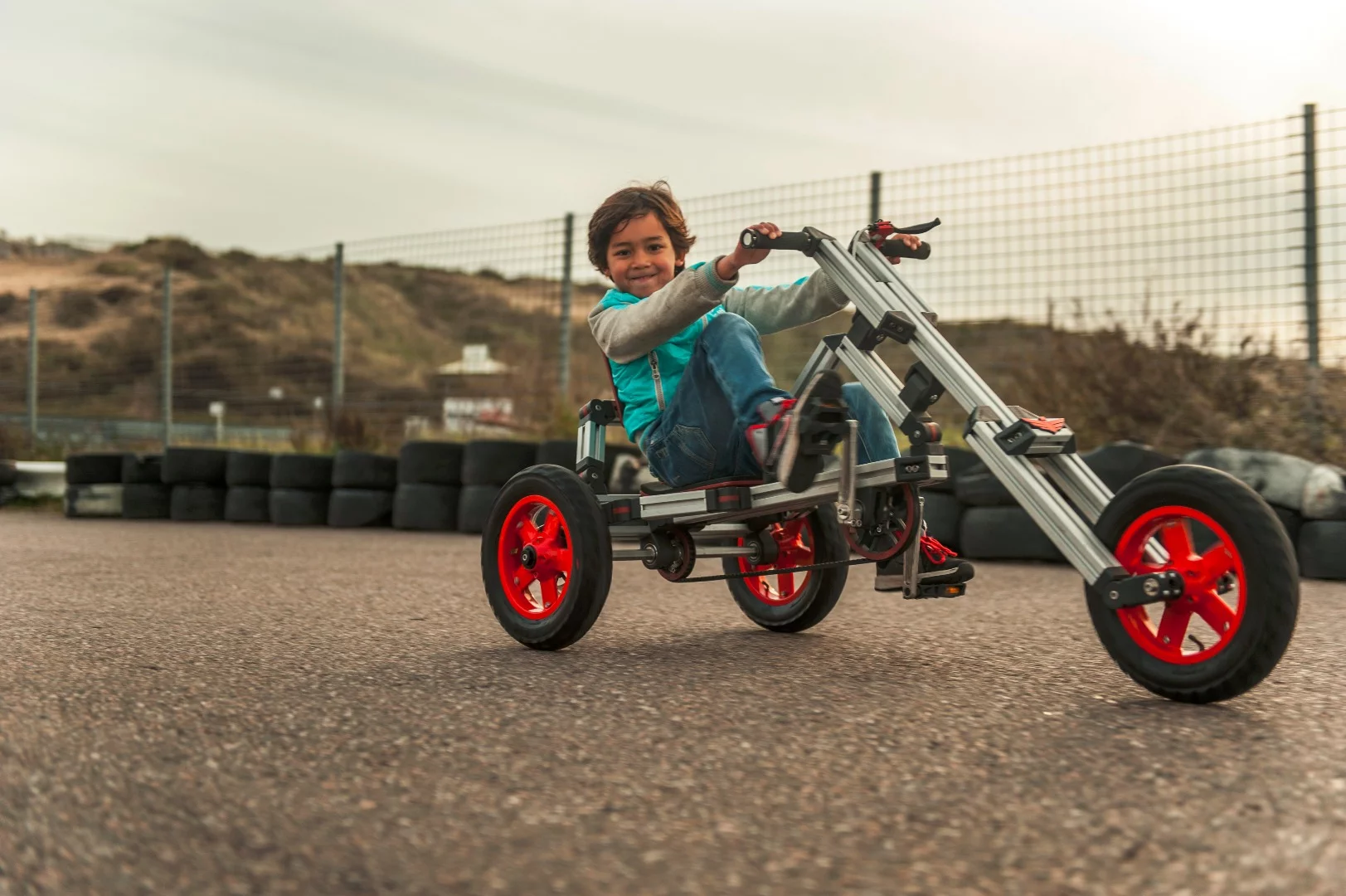 The constructible Infento includes designs for a variety of bikes, trikes, scooters, go-karts, and transporters