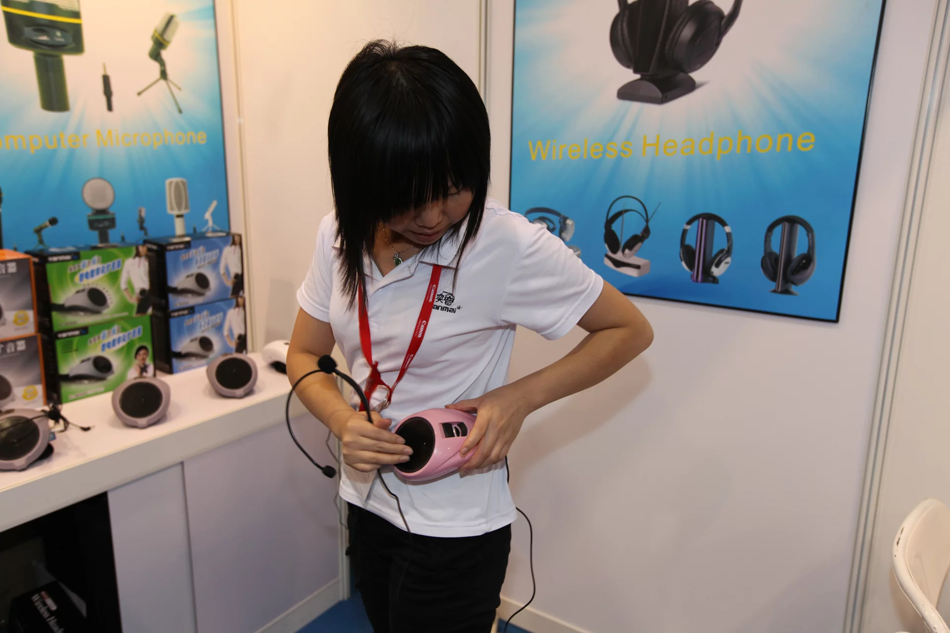 The Yanmai Waistband Amplifier is a tiny belt-mounted speaker offering up to 10 watts of amplification