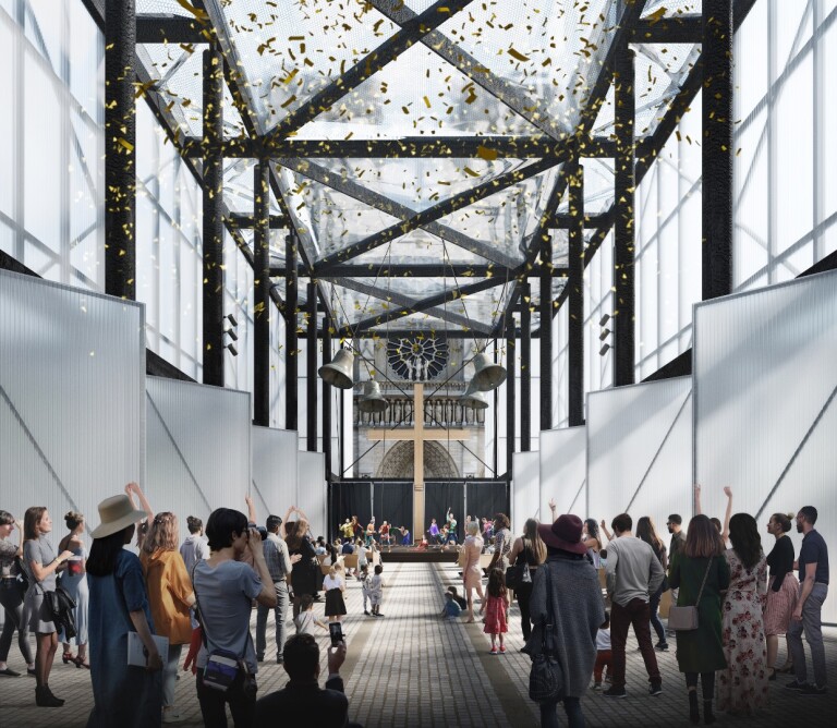 Temporary replacement proposed for NotreDame cathedral