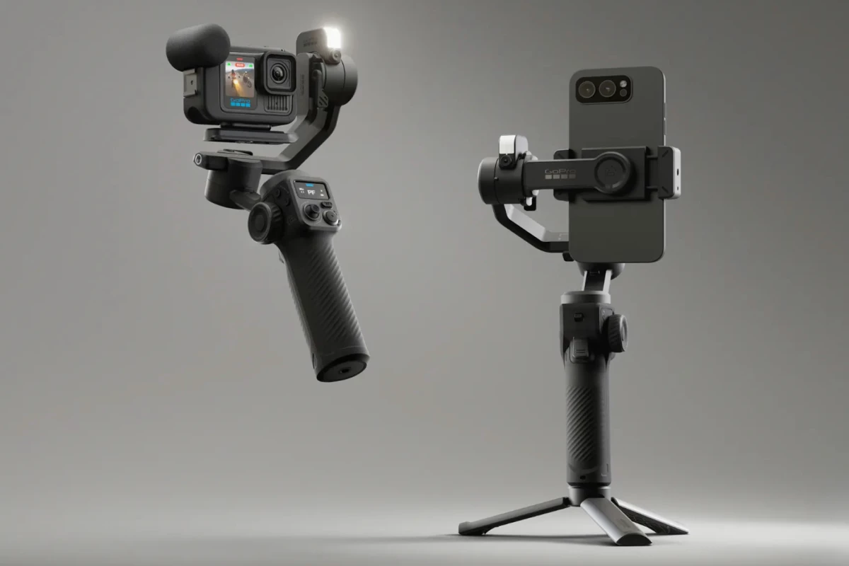 The GoPro Fluid Pro AI works with Hero cameras, smartphones and some point-and-shoot cameras