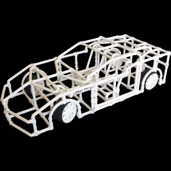 Crossbeams makes it easy to freely create or to design and assemble a huge range of toys