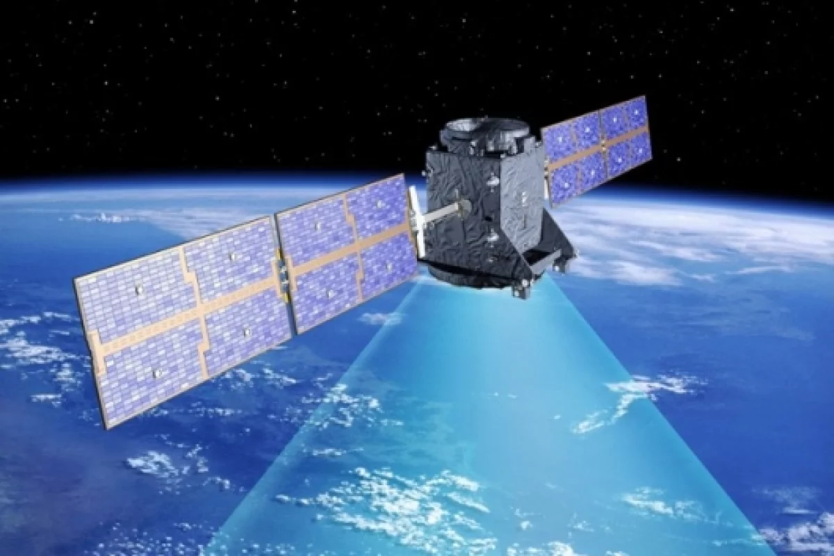 GSTB-V2/A in orbit (artist's impression)Photo: ESA
