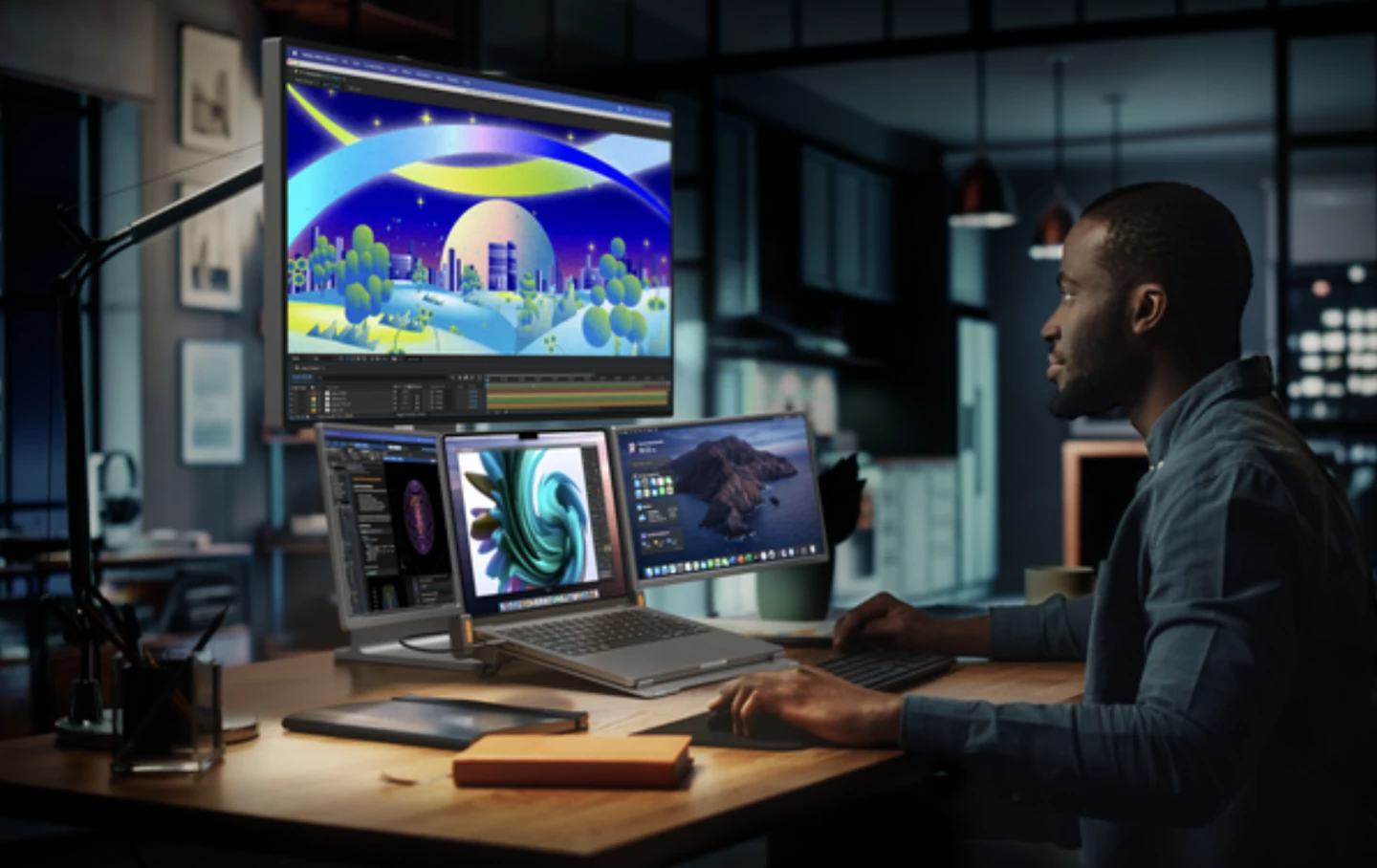 Excellent resolution make these extra displays ideal for everything from gaming to video editing