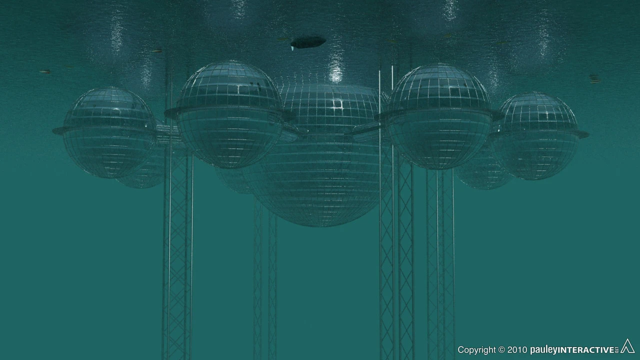 Sub-Biosphere 2 is a concept for a self-sustaining marine environment for human, animal and plant life.