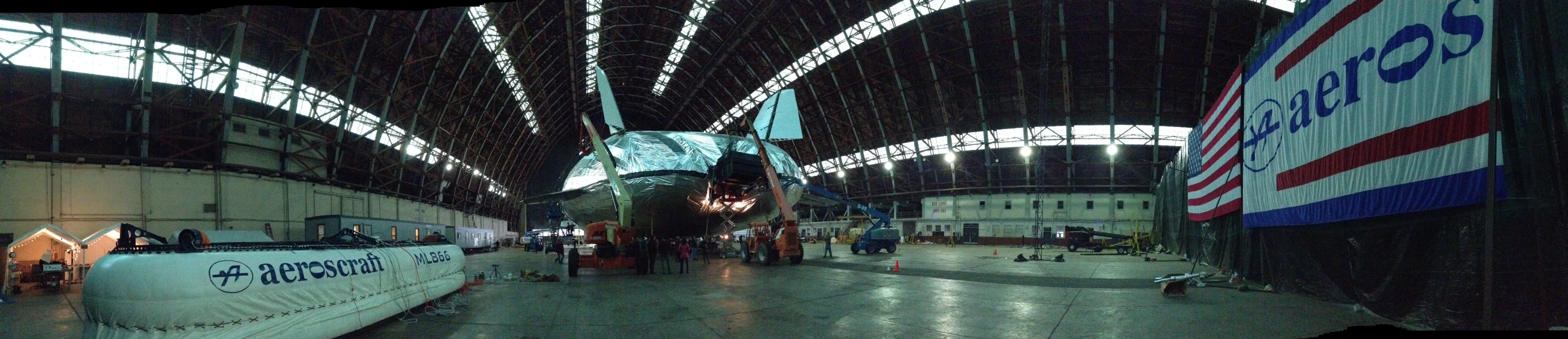 Aeroscraft prototype under construction