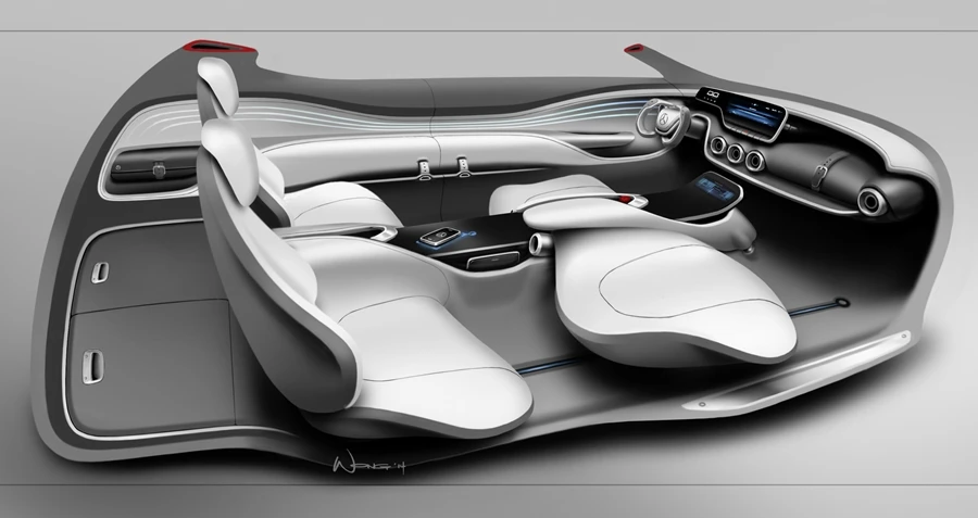 A rendering of the G-Code interior