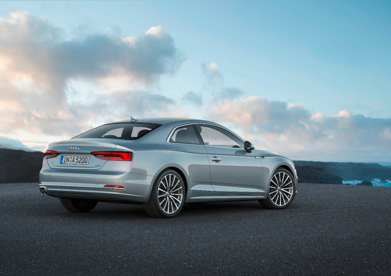 The new Audi A5 builds on the A4 chassis