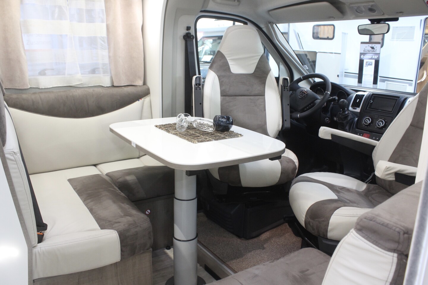 The WOF Iridium has a front dining lounge with up to five seats