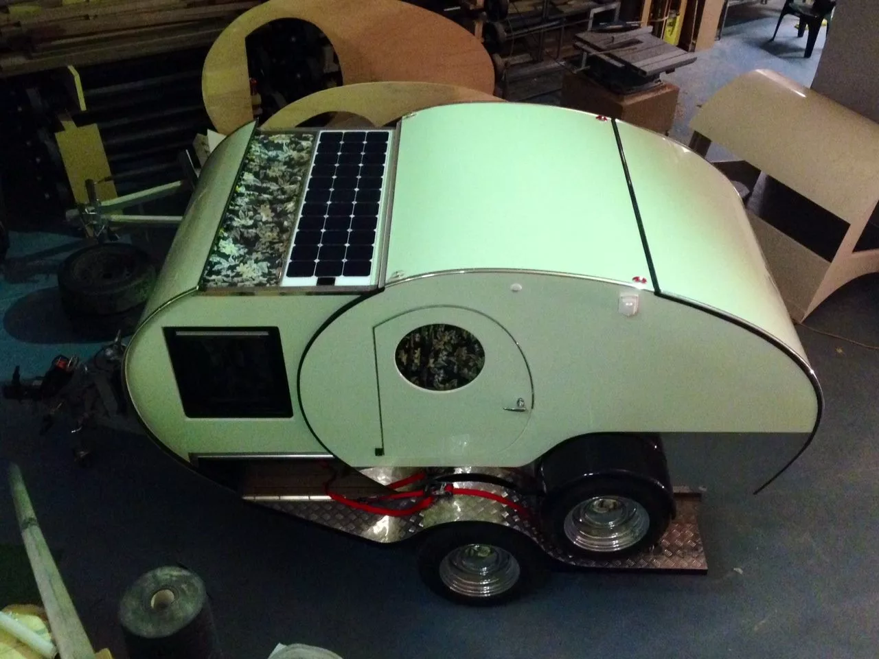 Both Bondi and Noosa trailers come standard with 110-watt solar panels