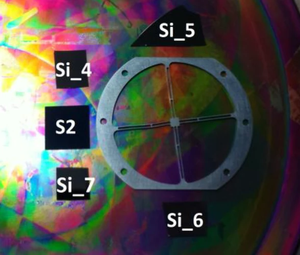 Australia’s Melbourne Centre for Nanofabrication applied a catalyst layer using atomic layer deposition to this occulter mask (Image: NASA)