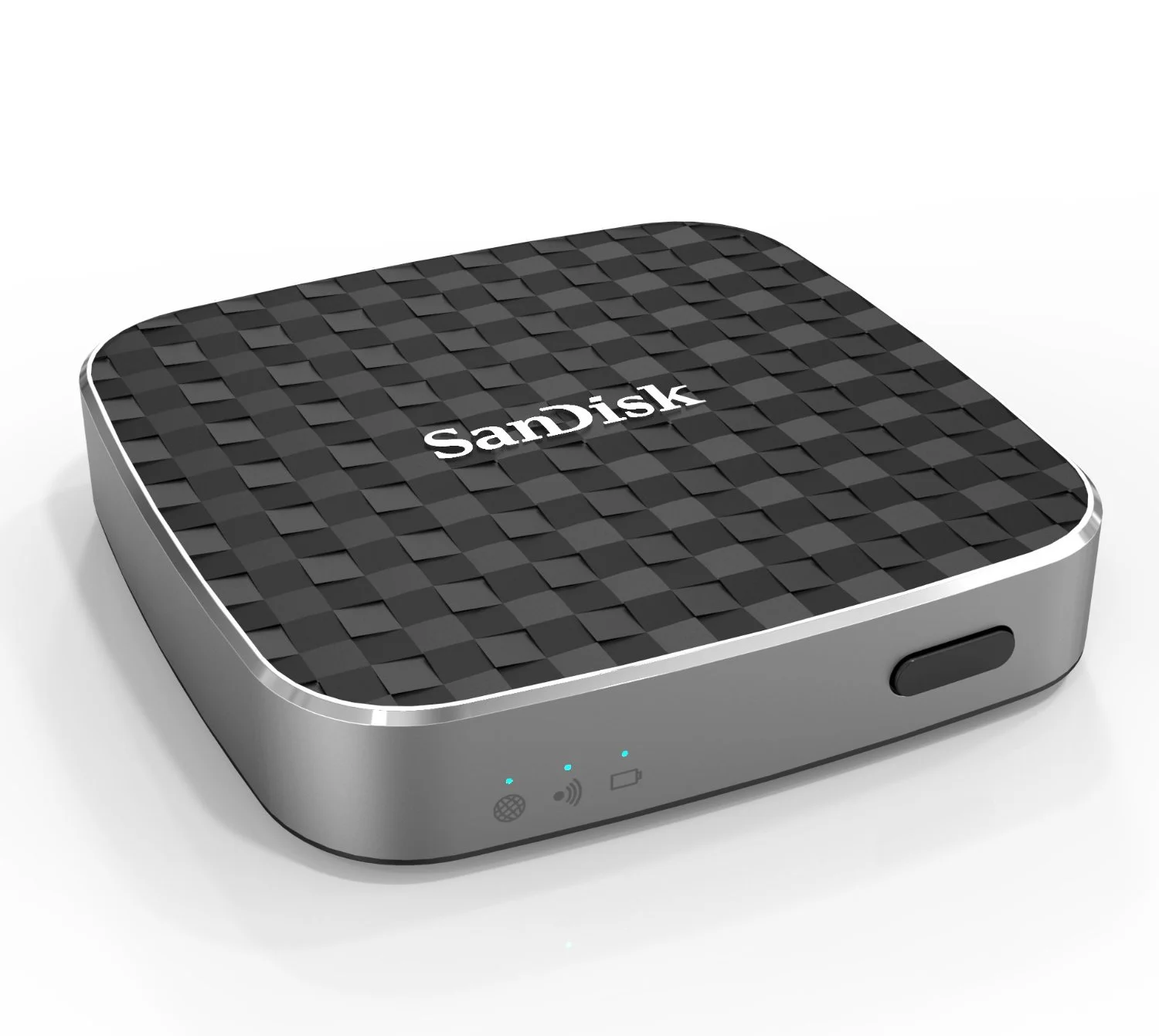 The Media Drive has built-in 802.11b/g/n Wi-Fi technology with a range of up to 150 ft