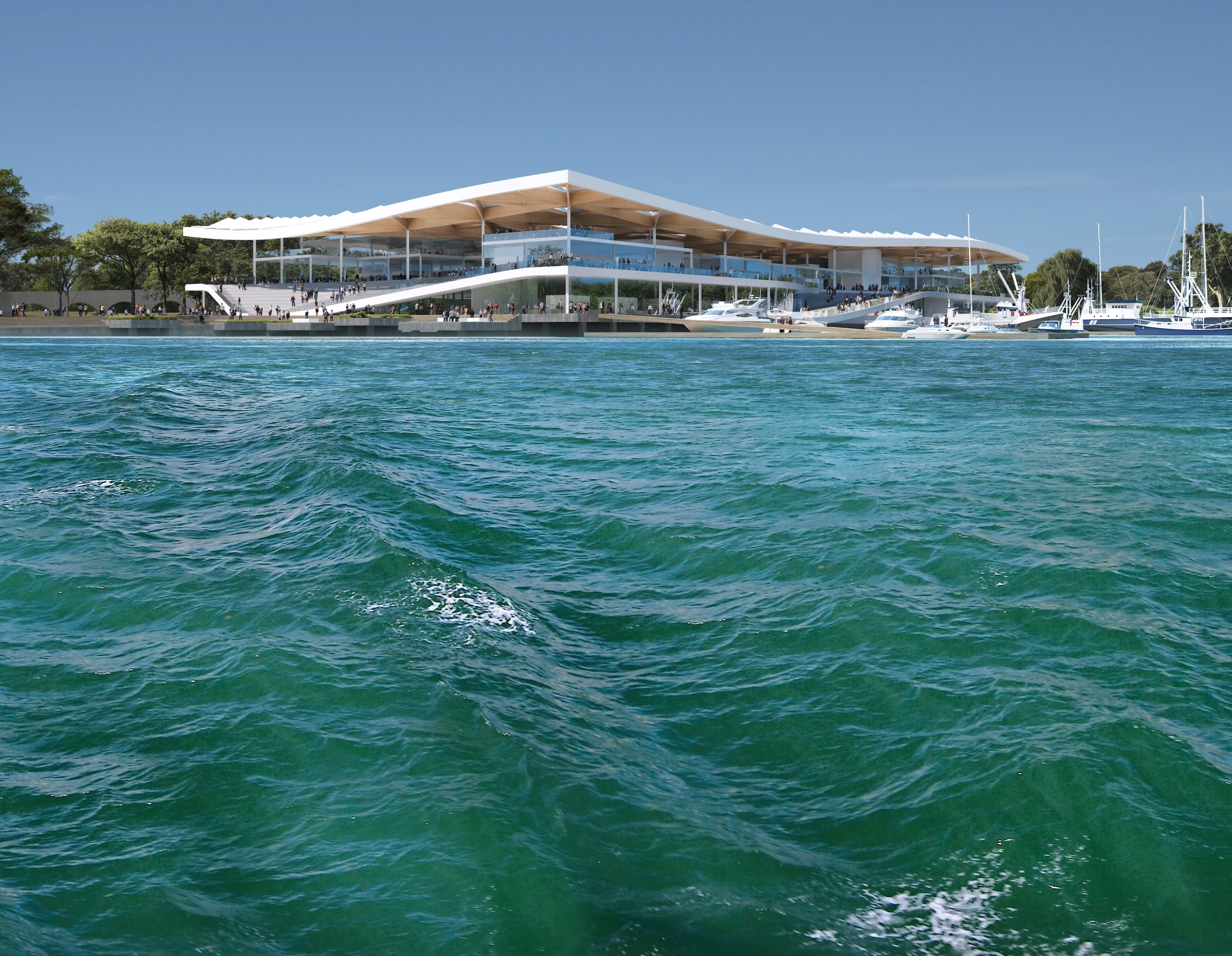 Sydney Fish Market is part of a larger scheme to revitalise Sydney's Blackwattle Bay