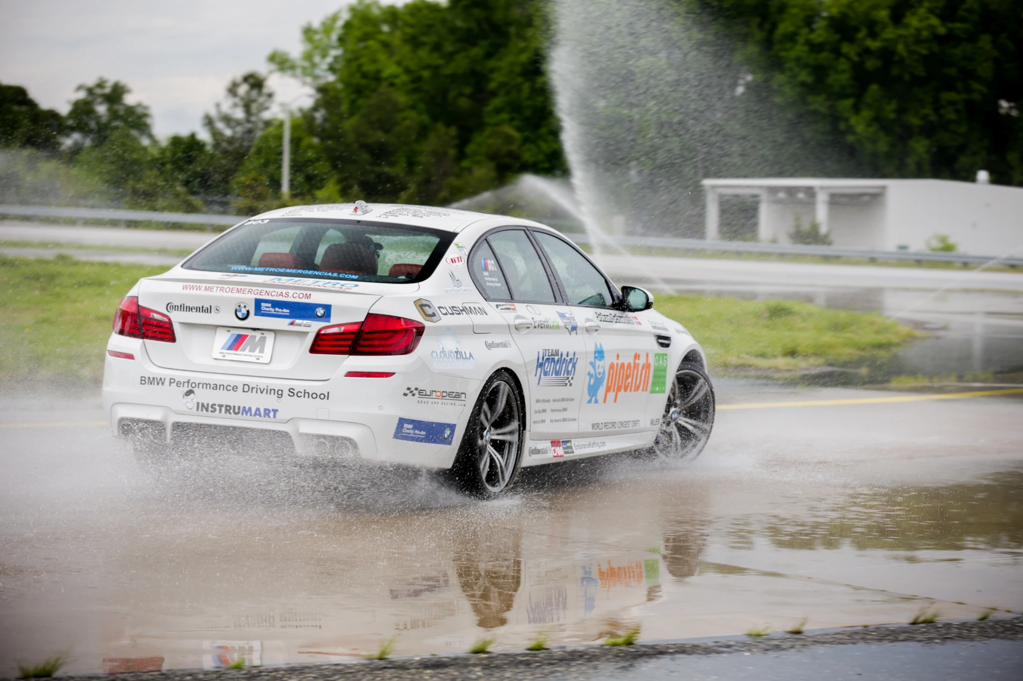 The watering down of the track helped the record attempt