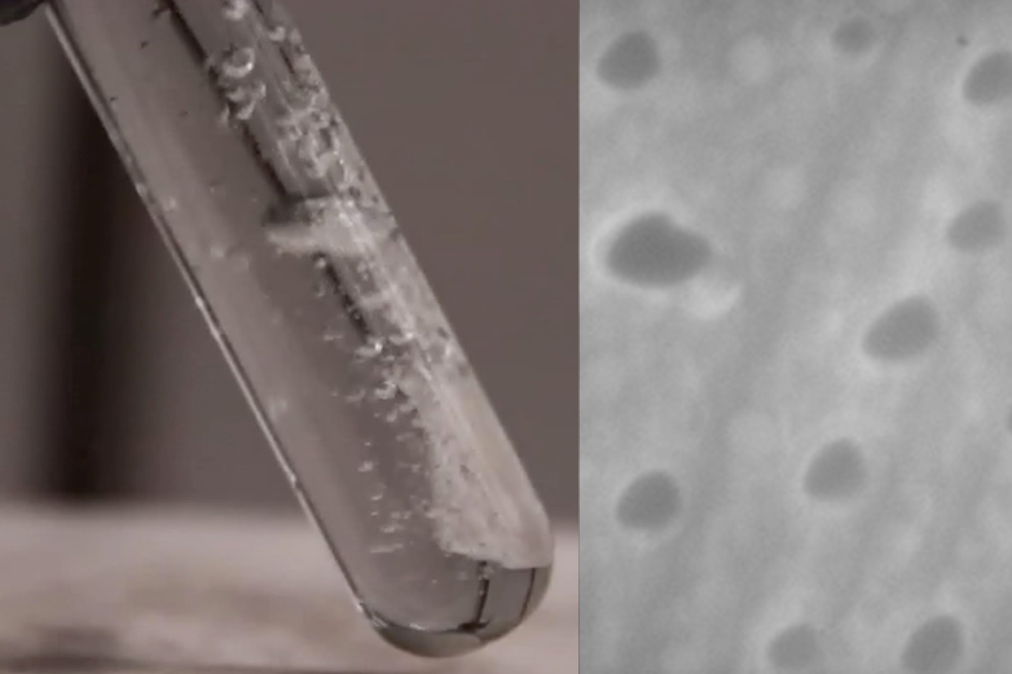 Aluminumgallium powder bubbles hydrogen out of dirty water