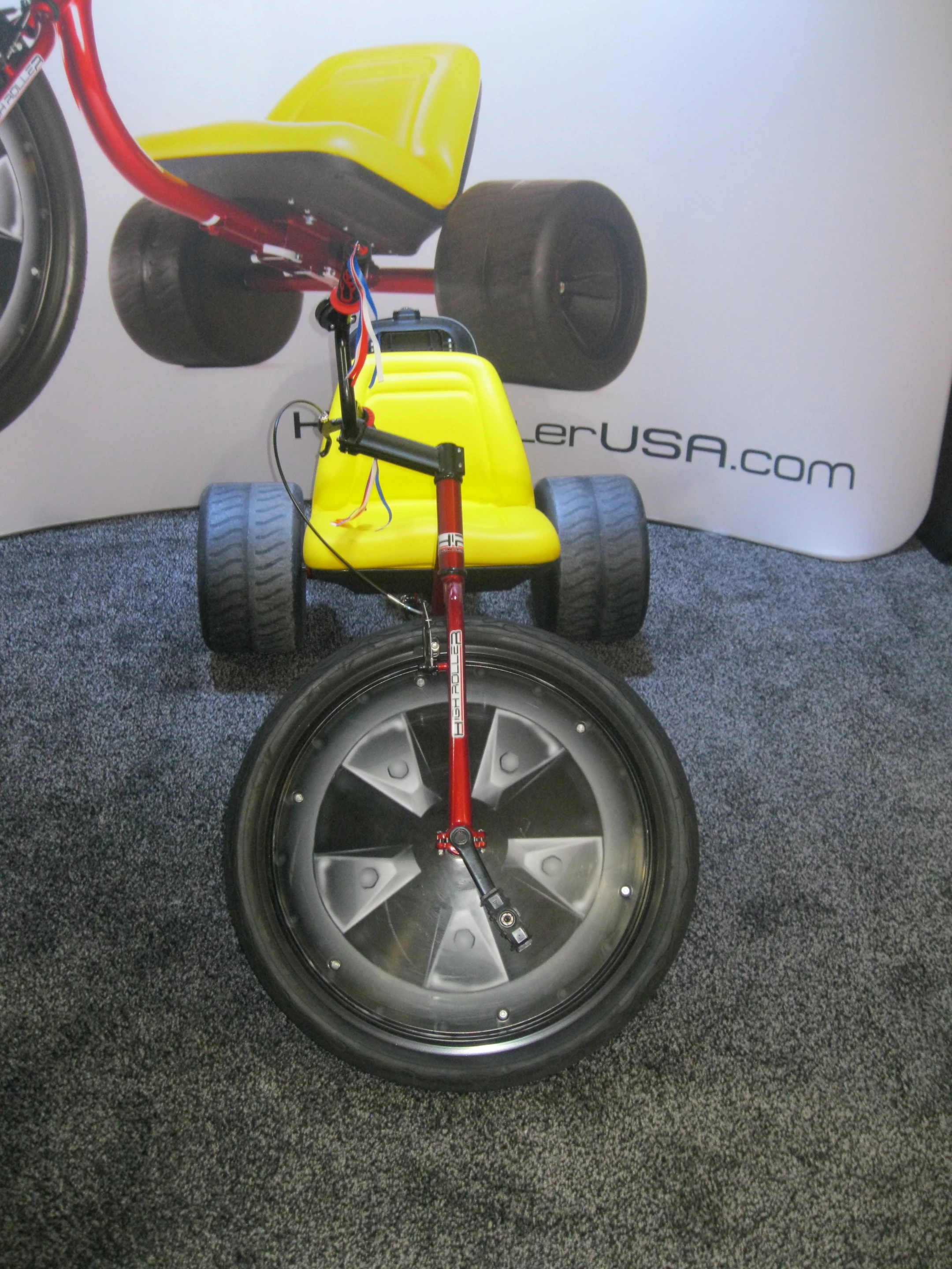 High Roller presents a "Big Wheel" for adults at Outdoor Retailer