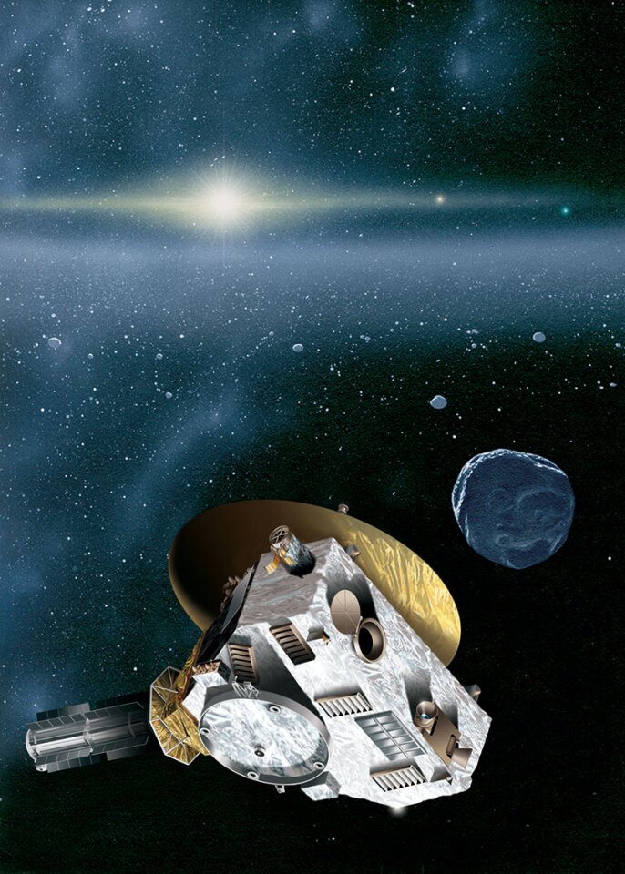 Artist's impression of the New Horizons space probe (Image: NASA)