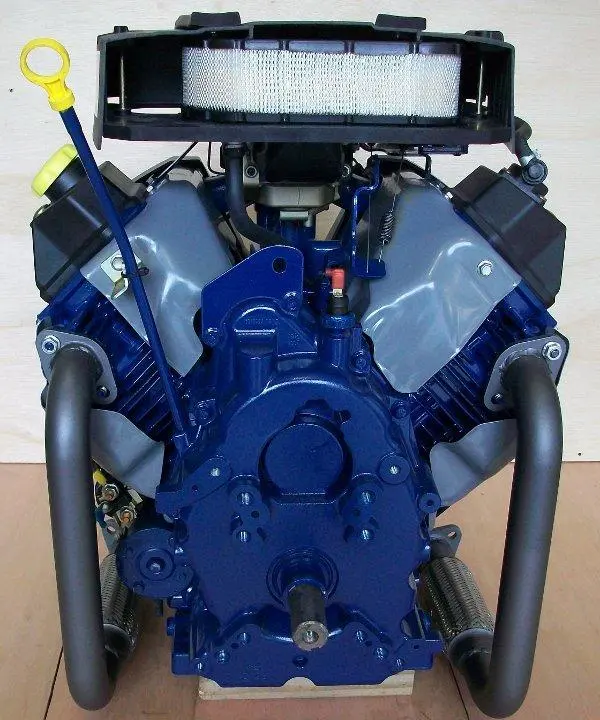 The AirRider hovercraft's CH1000 Kohler Command Pro V-twin 4-stroke petrol engine
