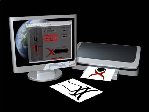 Users could design their Dattoos online, then print them onto their skin