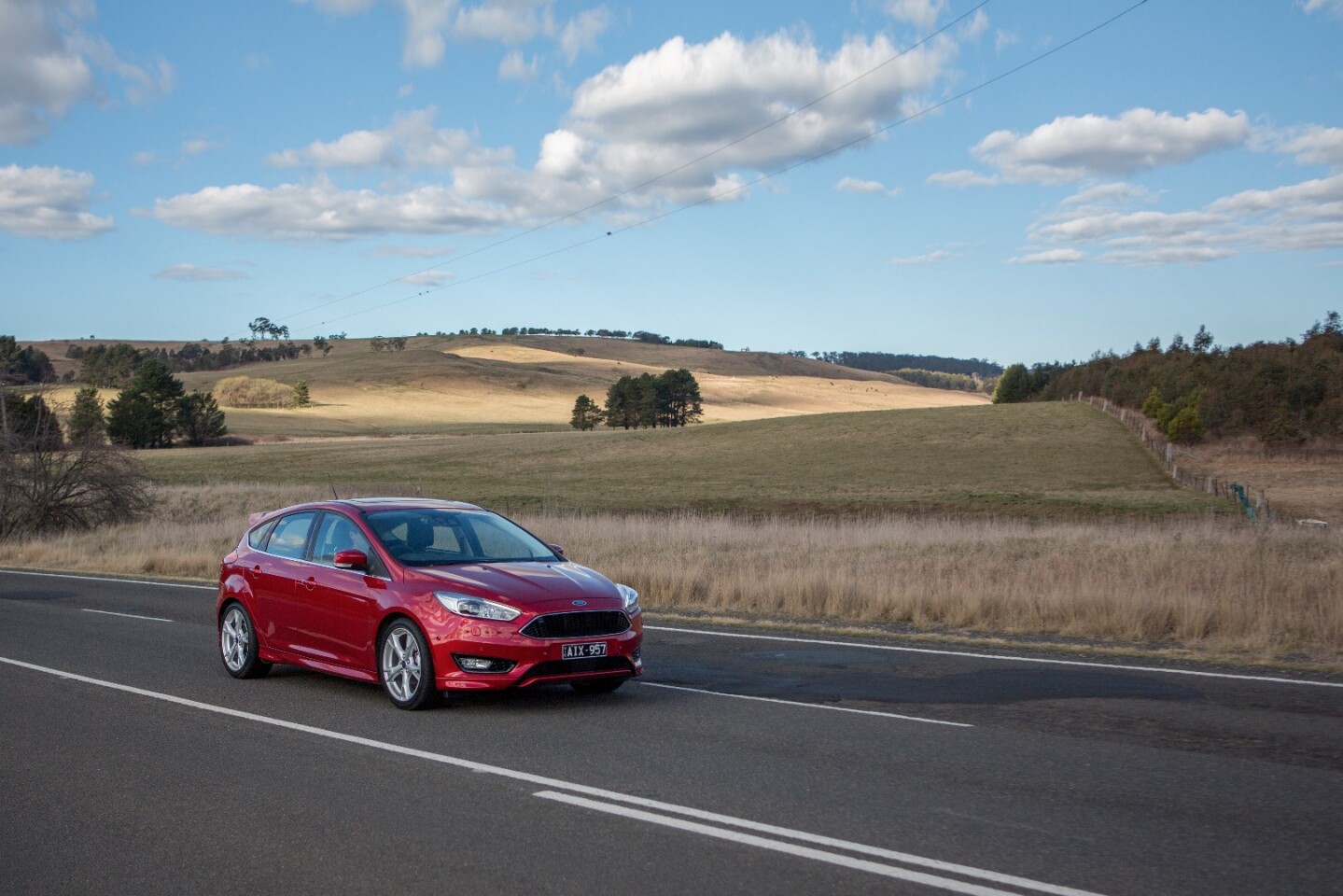 2016 Ford Focus: The Titanium model has wheels an inch wider and larger in diameter than the lower-spec Trend