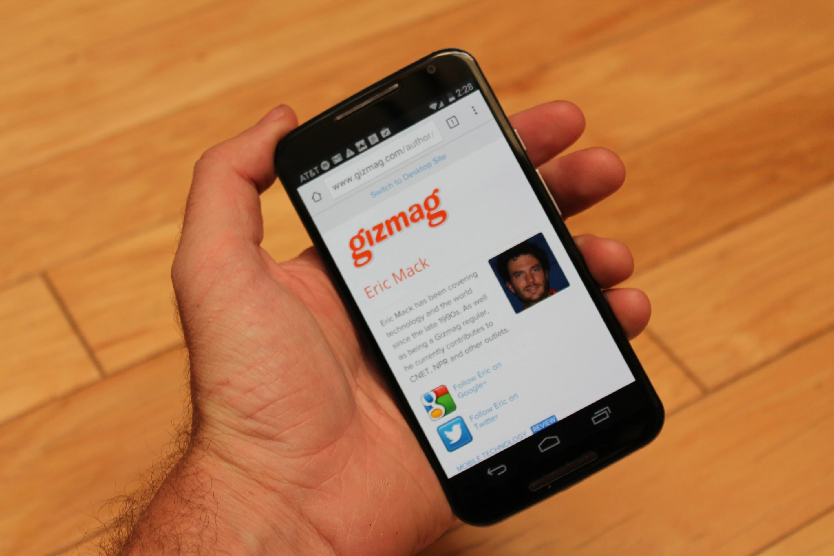 The new Moto X is available for as little as US$99 on contract (Photo: Eric Mack/Gizmag.com)