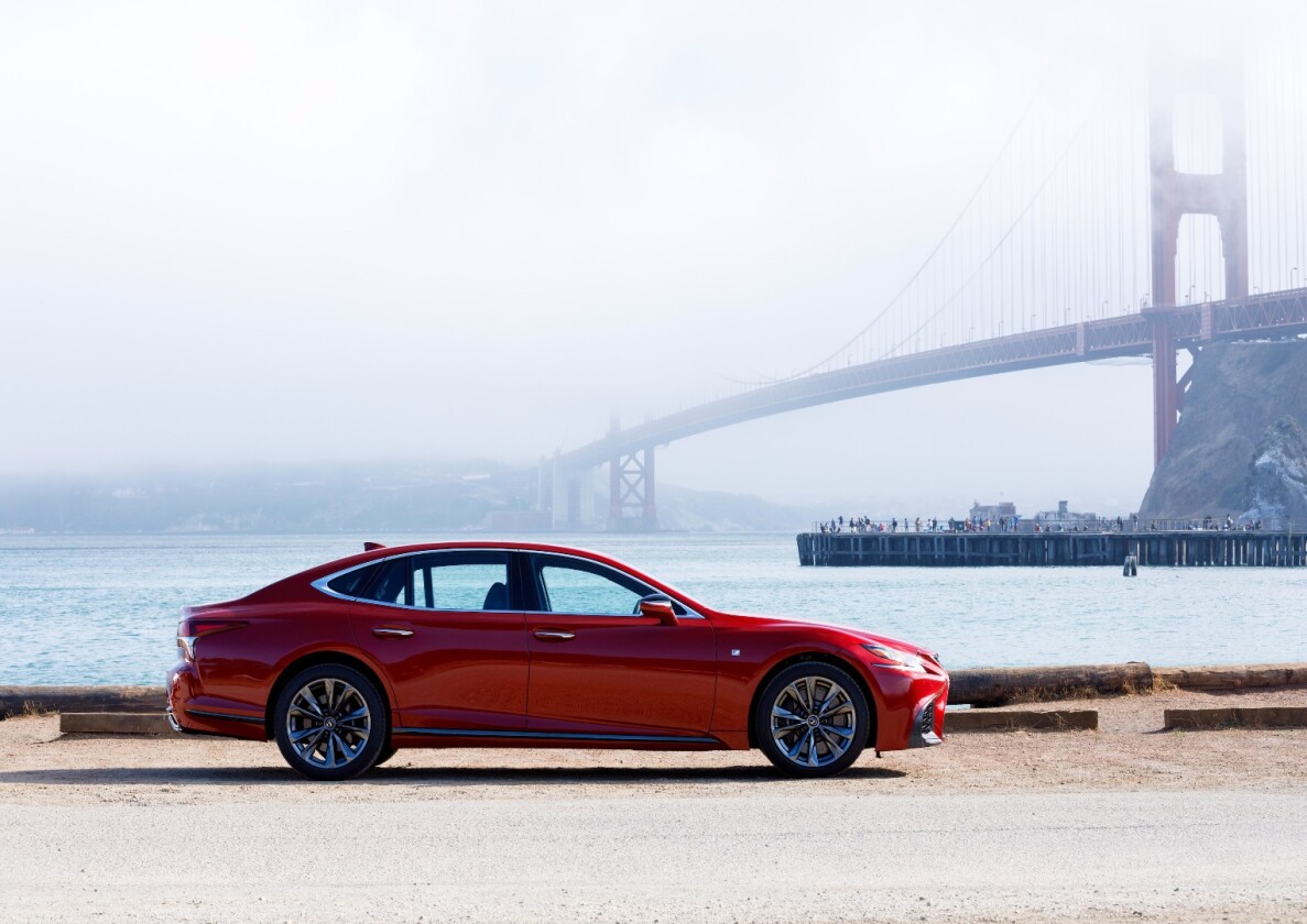 Debuting when the 2018 LS enters showrooms in February 2018 will be the F Sport model with its performance-tuned design