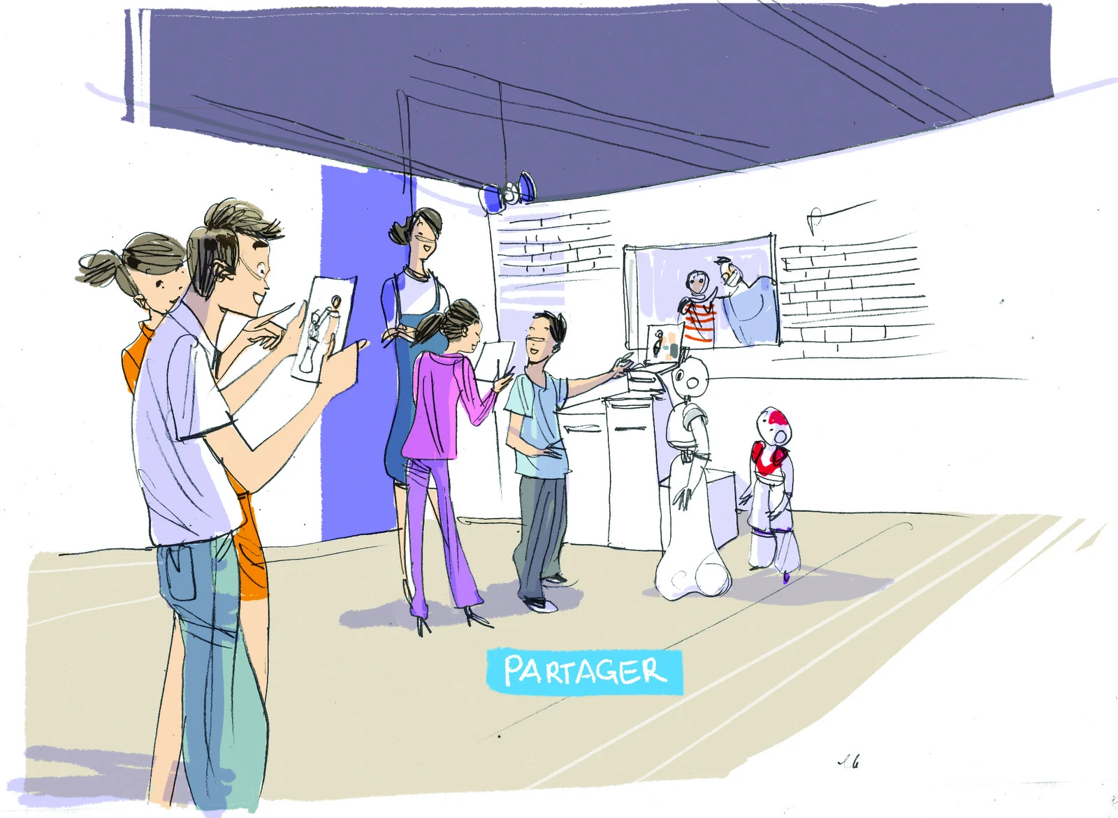 The Discovery area at both the workshop locations, is for the general public to see the Robots in action and to interact with them (Image: Albebaran Robotics.com)