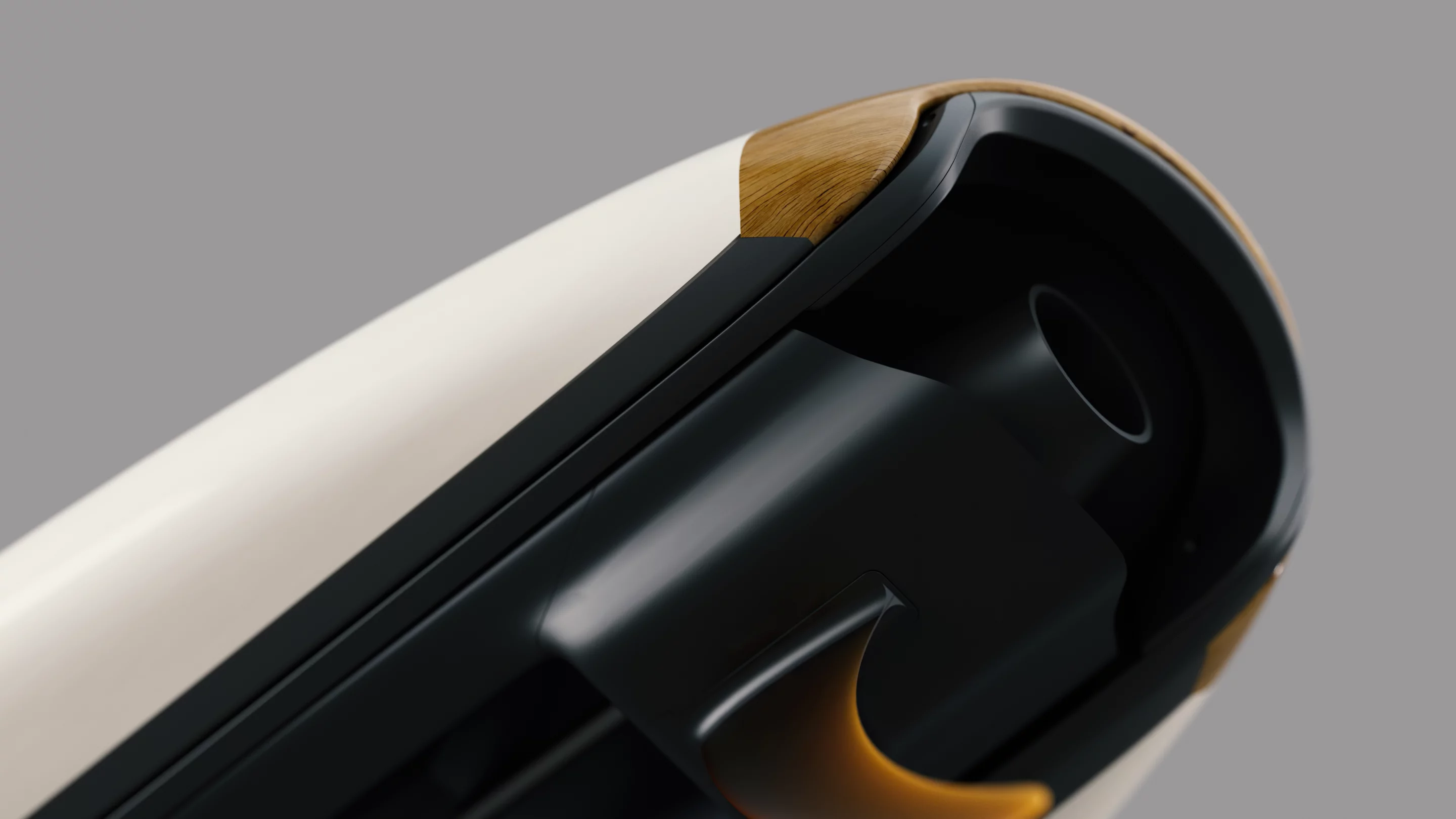 The board is steered by a vectored thrust system