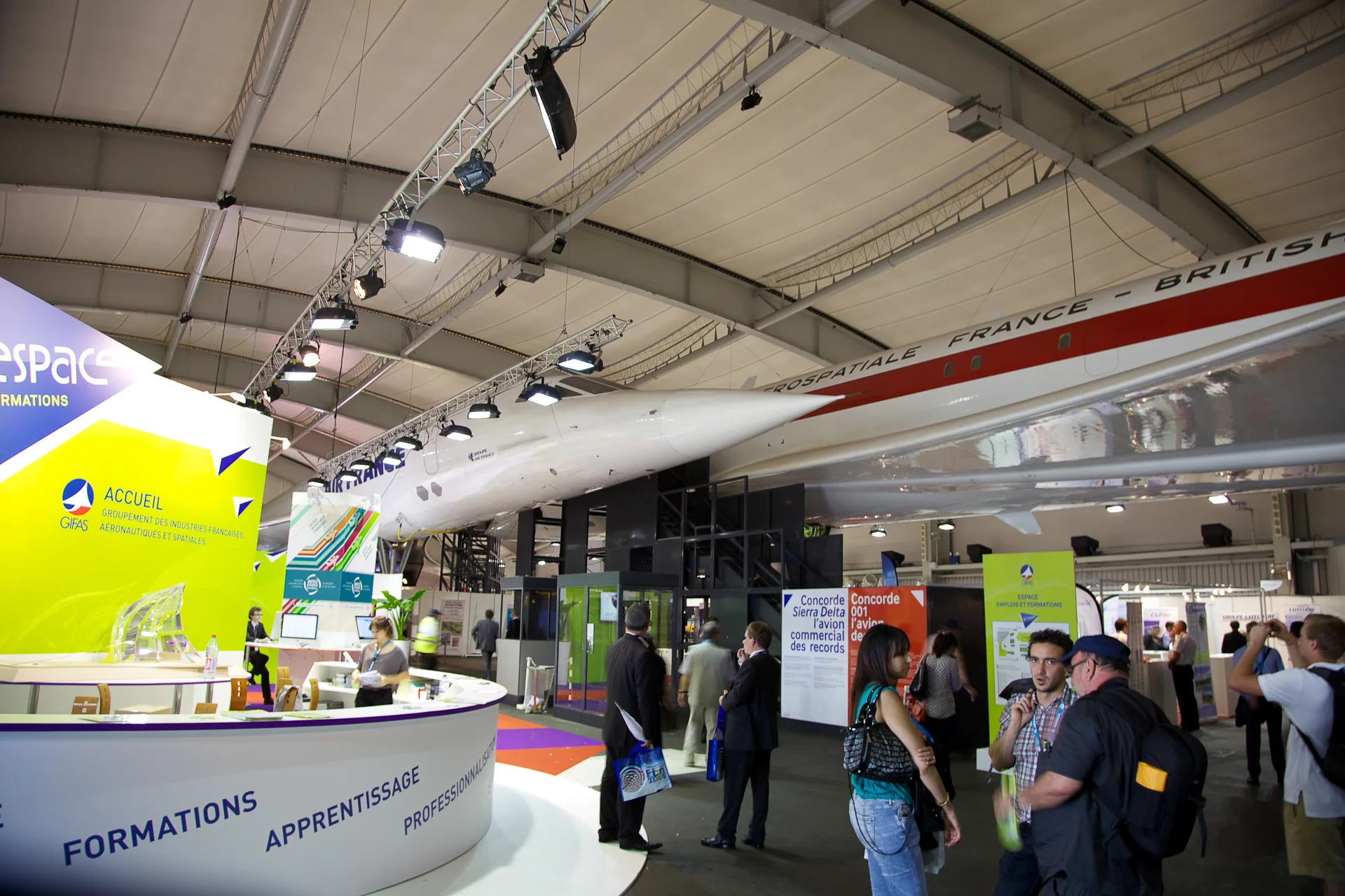The Concorde made an (indoor) appearance (Photo: Noel McKeegan/Gizmag)