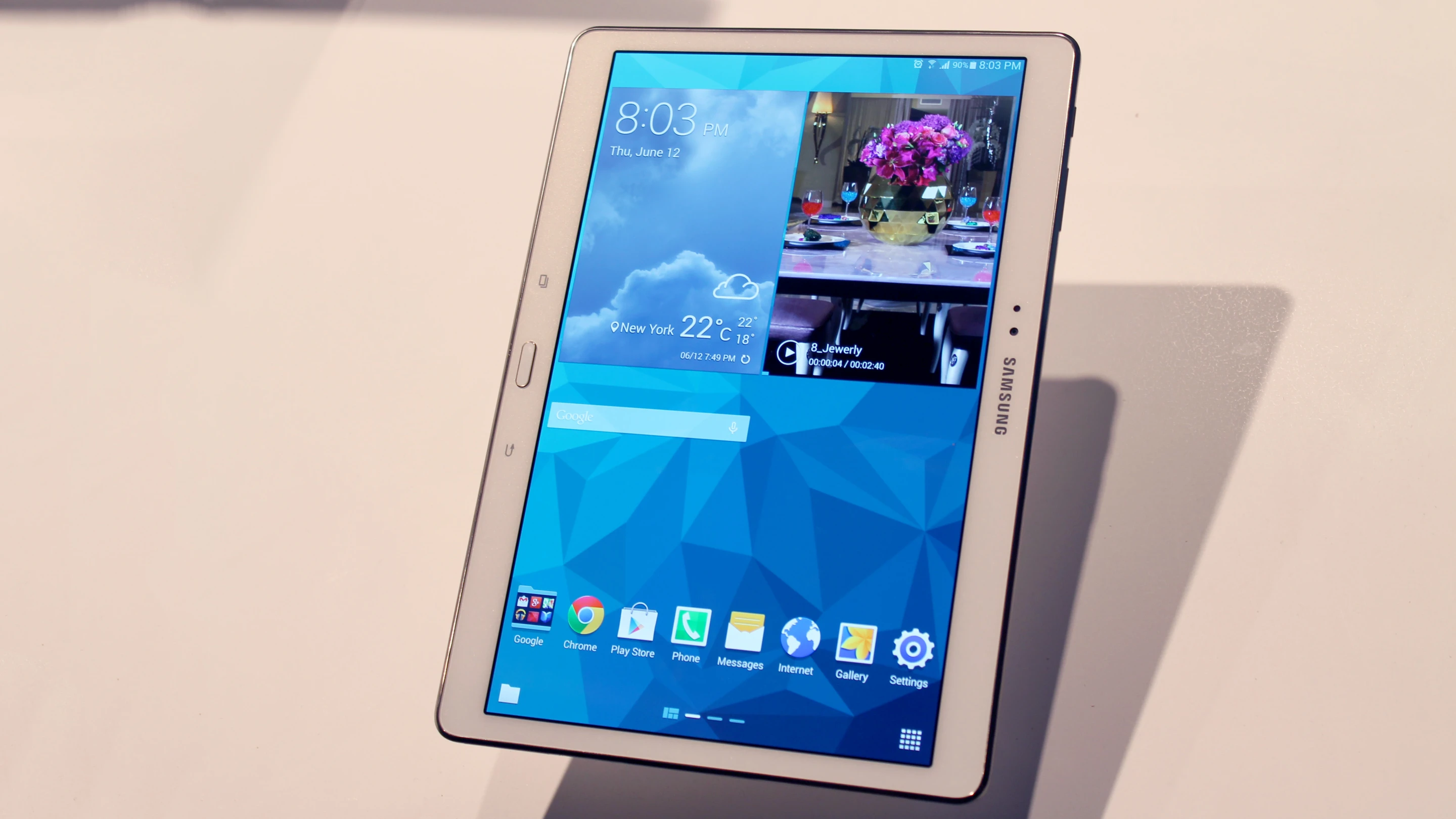 The Galaxy Tab S (10.5-in version)