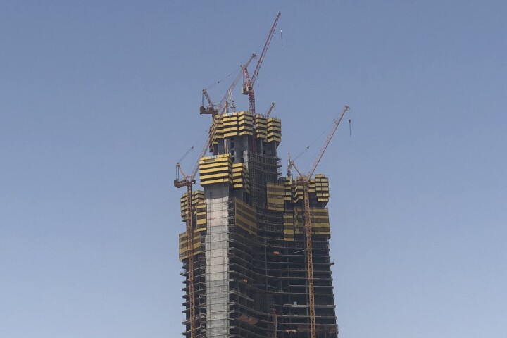 The JEC Tower in Saudi Arabia will become the first building in the world to reach a height of 1 km (0.62 miles)