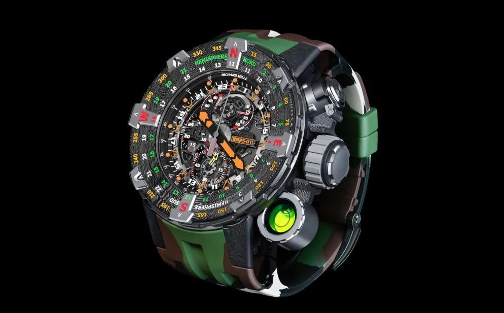The RM 25-01 Adventure tourbillon chronograph with design input from Sylvester Stallone