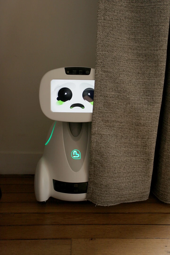 Buddy can depict a range of emotions