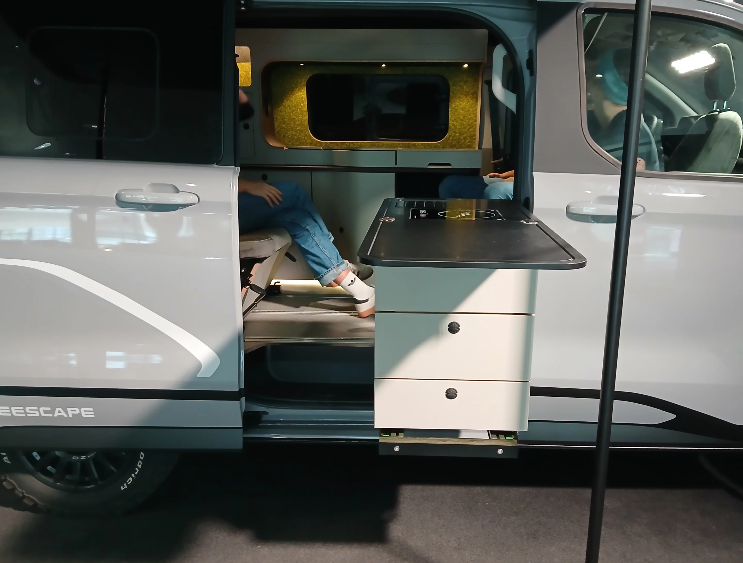 Freescape Ford Adventure camper van with inflatable pop-top