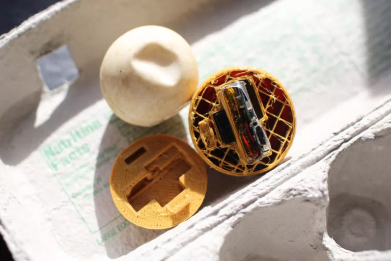 The InvestEGGator, as the decoy has been named, is 3D printed and fitted with GPS devices