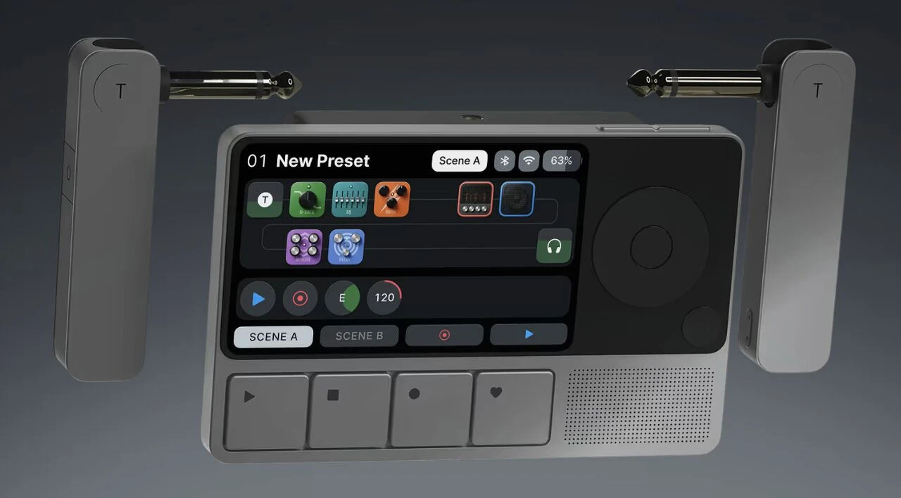 You can connect to the Neko wirelessly using these jacks which magnetically attach and charge via the device