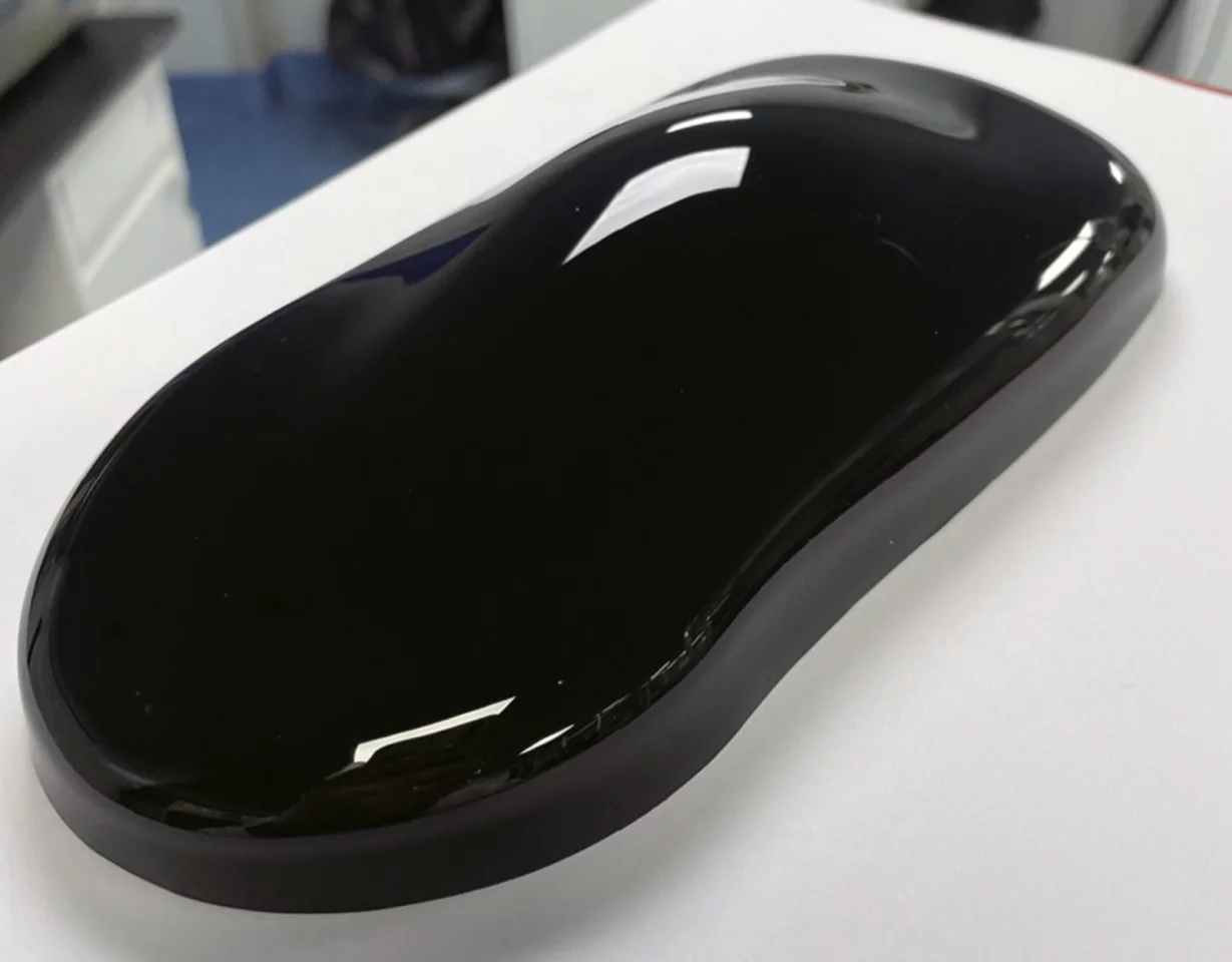 Demonstration car model coated with CB-CNT ultra-black coating