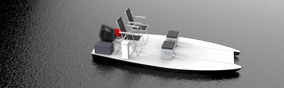 The BeachRay is a boat for minimalists